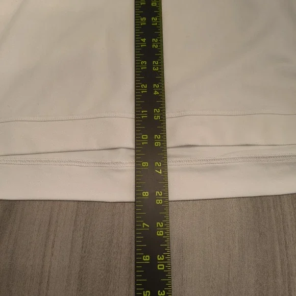 Vuori Ace Polo Shirt Mens Large White Casual Golf Moisture Wicking V164 - Picture 3 of 7